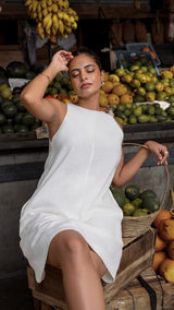 Still Linen Dress