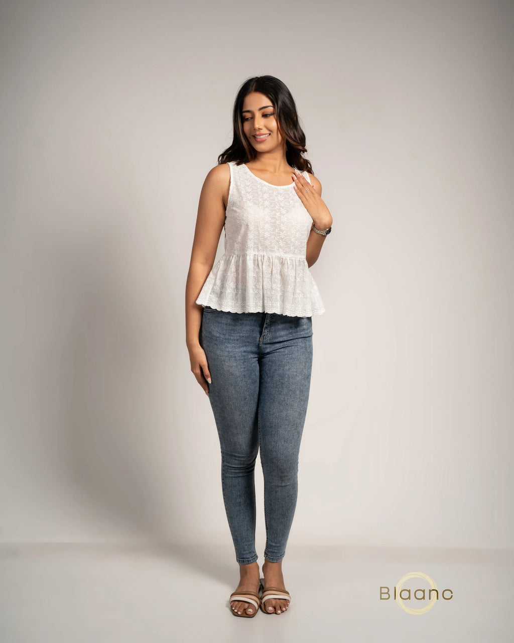 Petalfall Glimmer Top