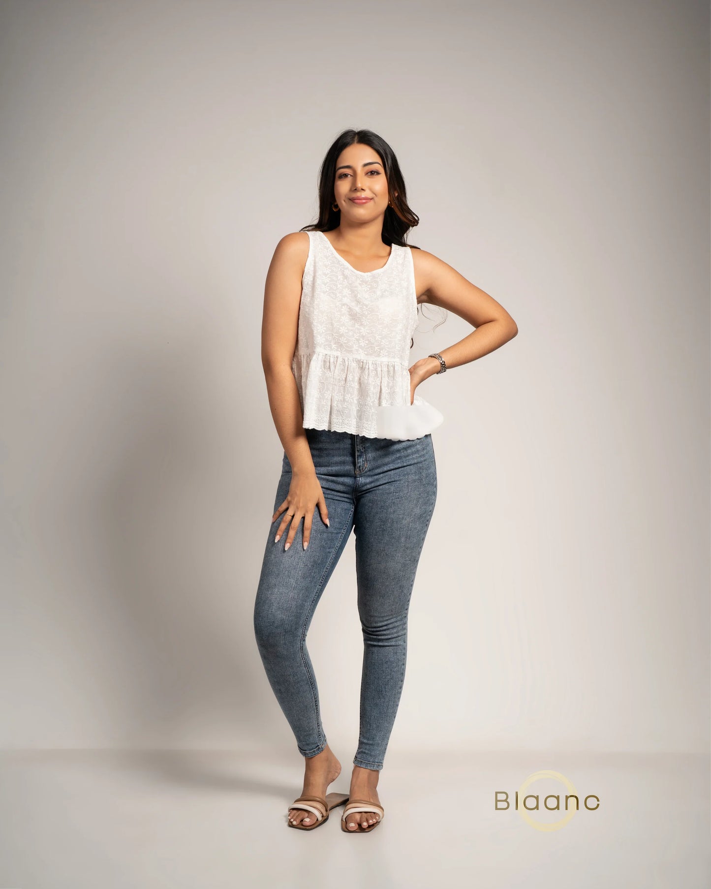 Petalfall Glimmer Top