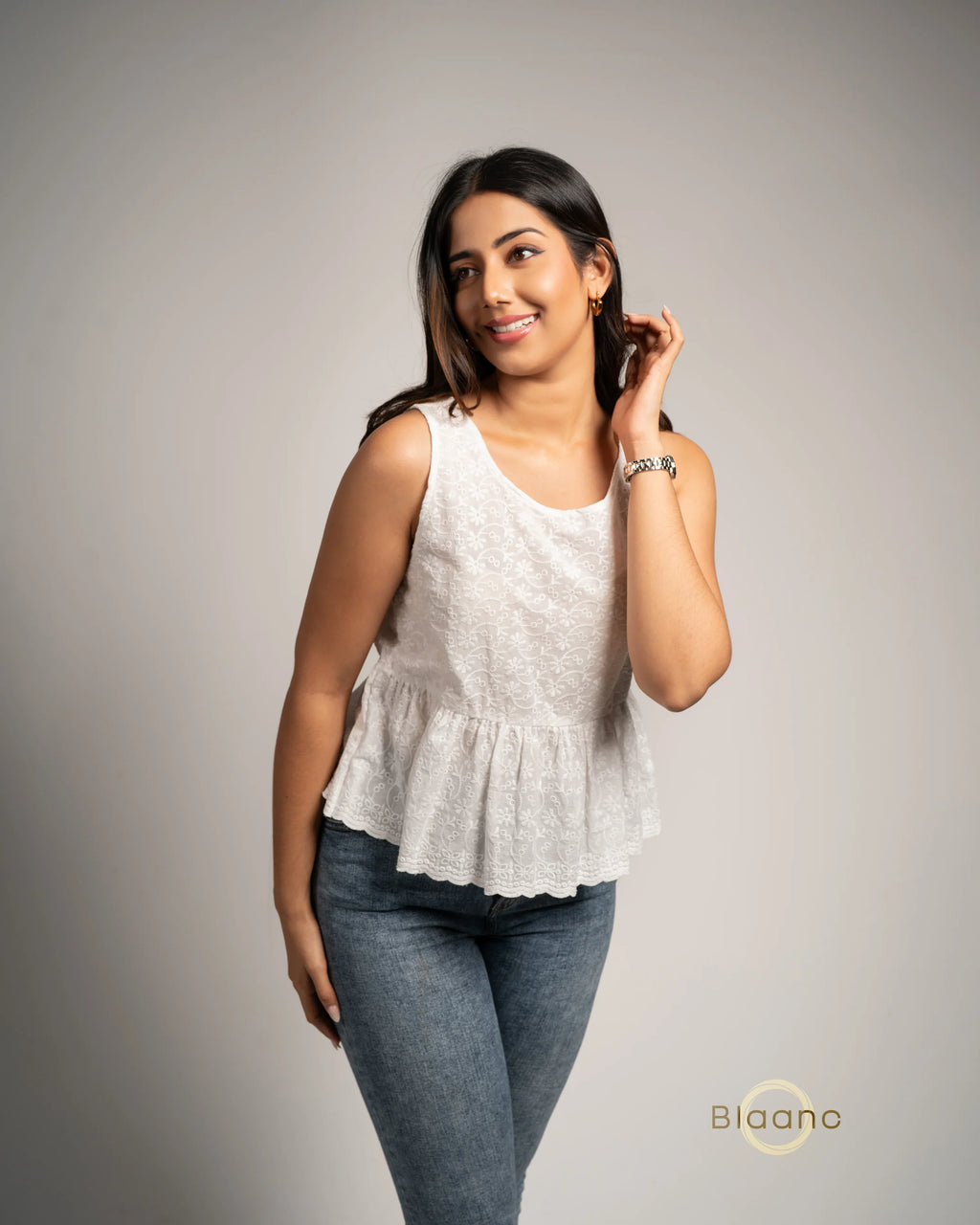 Petalfall Glimmer Top