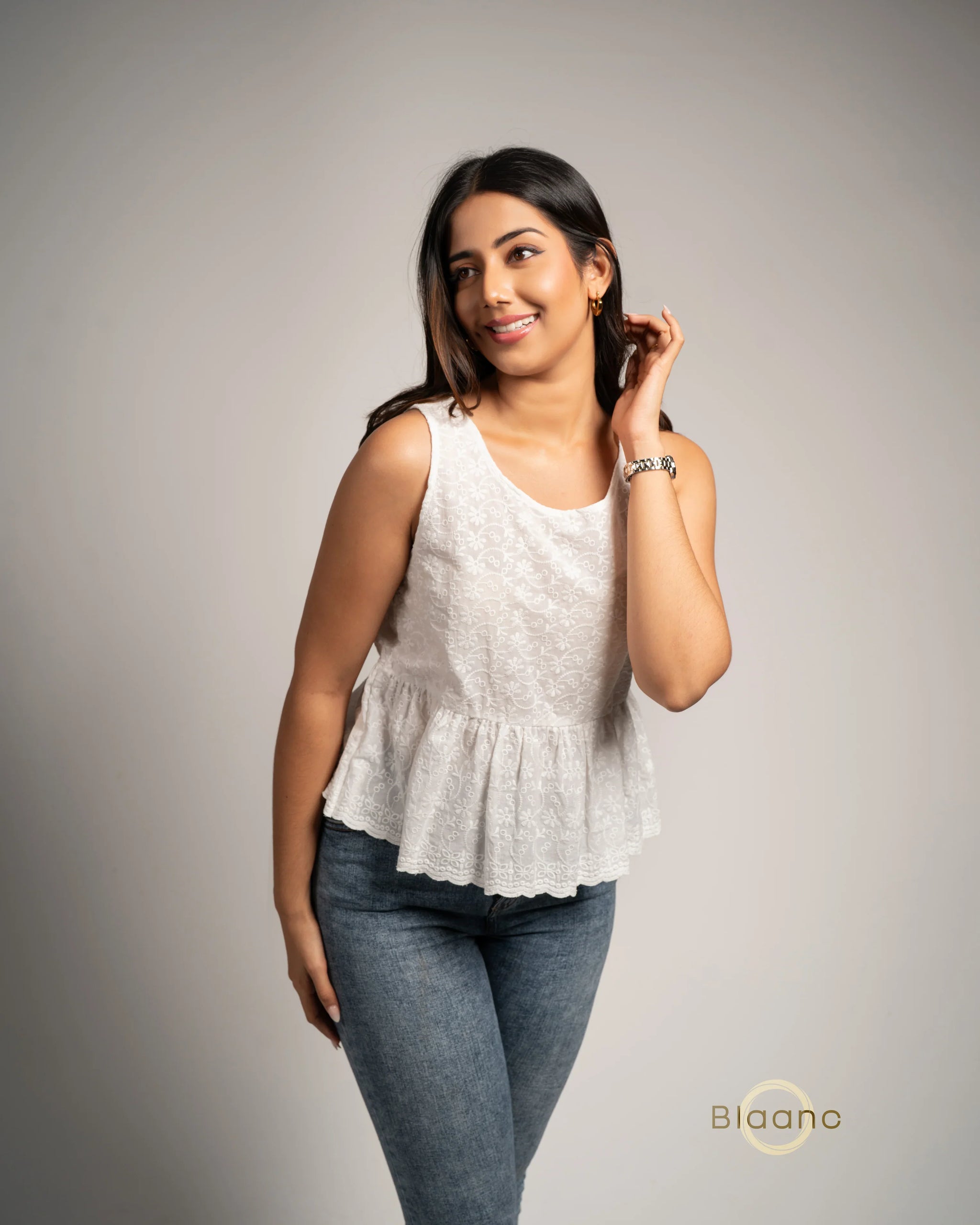 Petalfall Glimmer Top