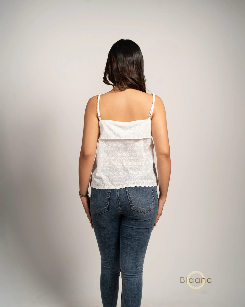 Petalfall Glimmer Flutter Top