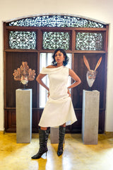 Ivory Whisper Midi Dress