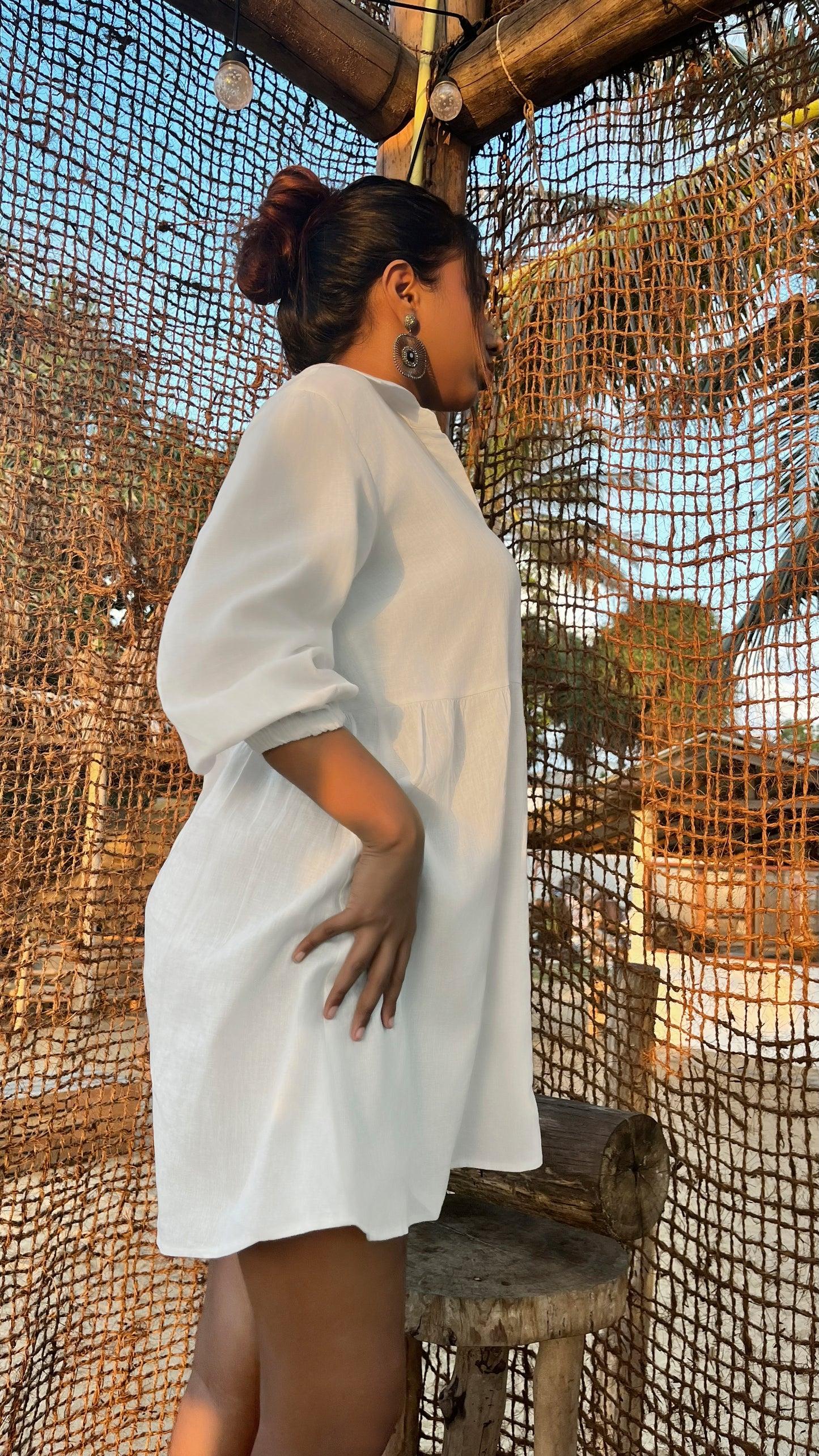 The White Frame Dress