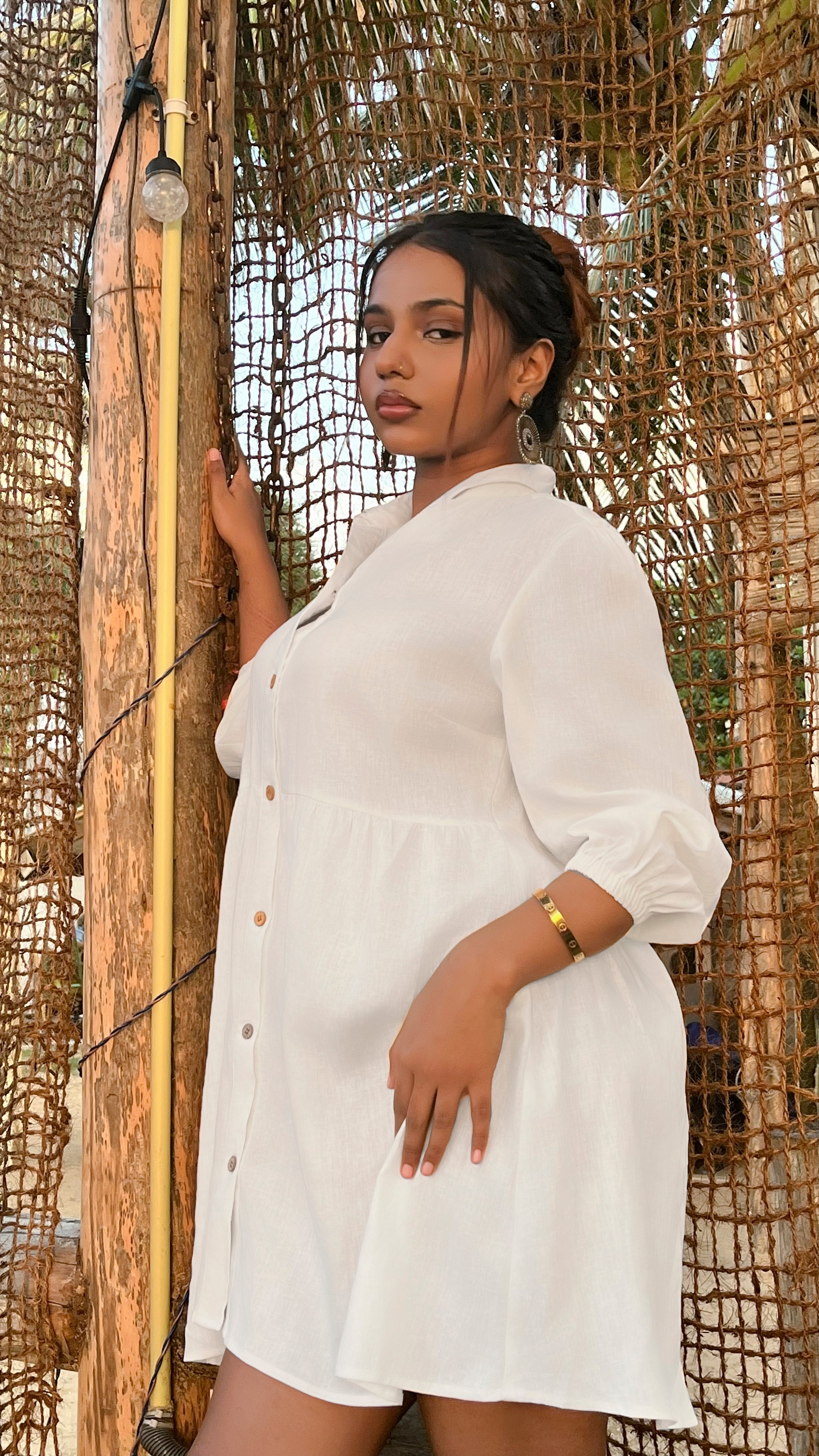 The White Frame Dress