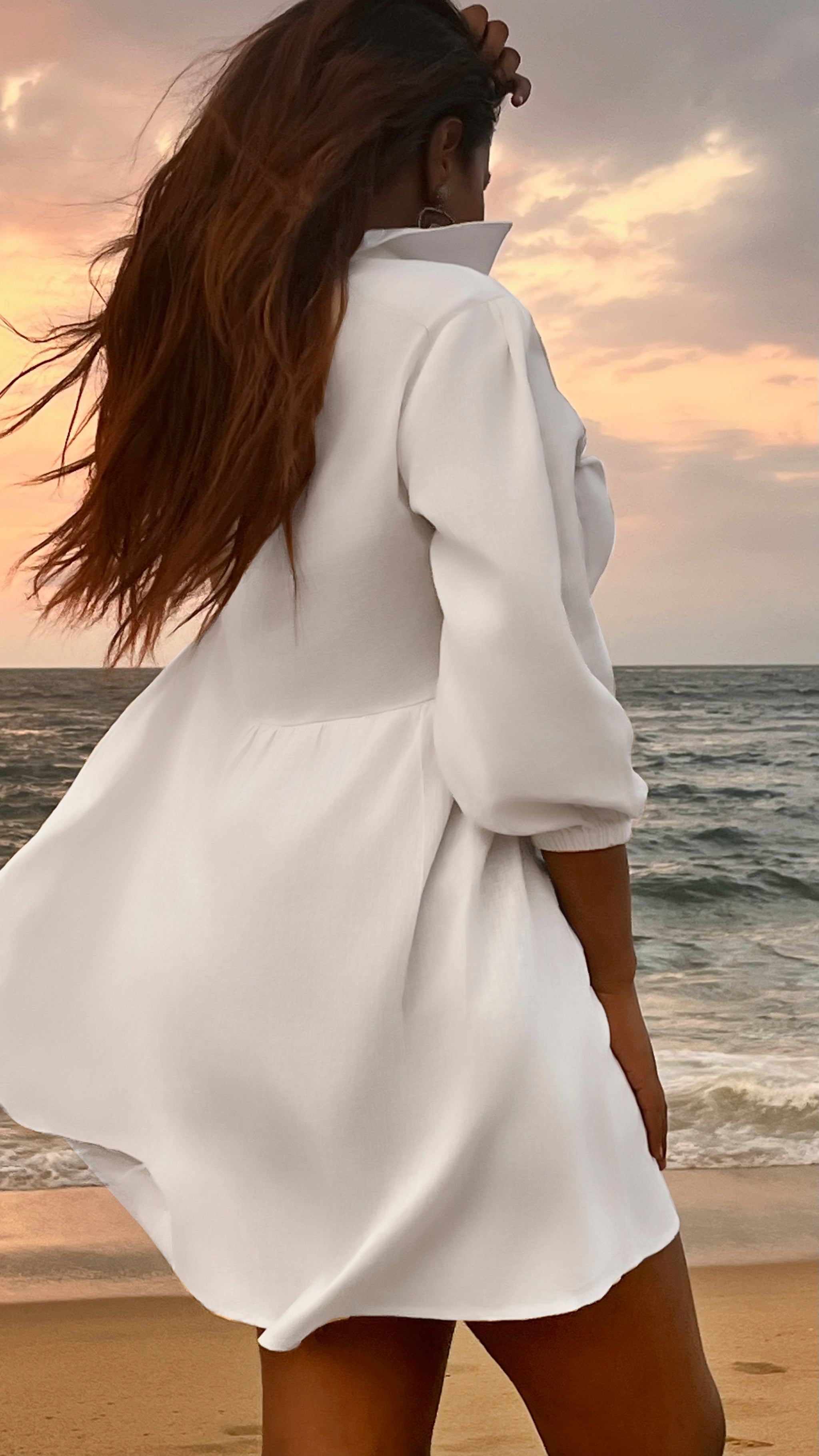 The White Frame Dress