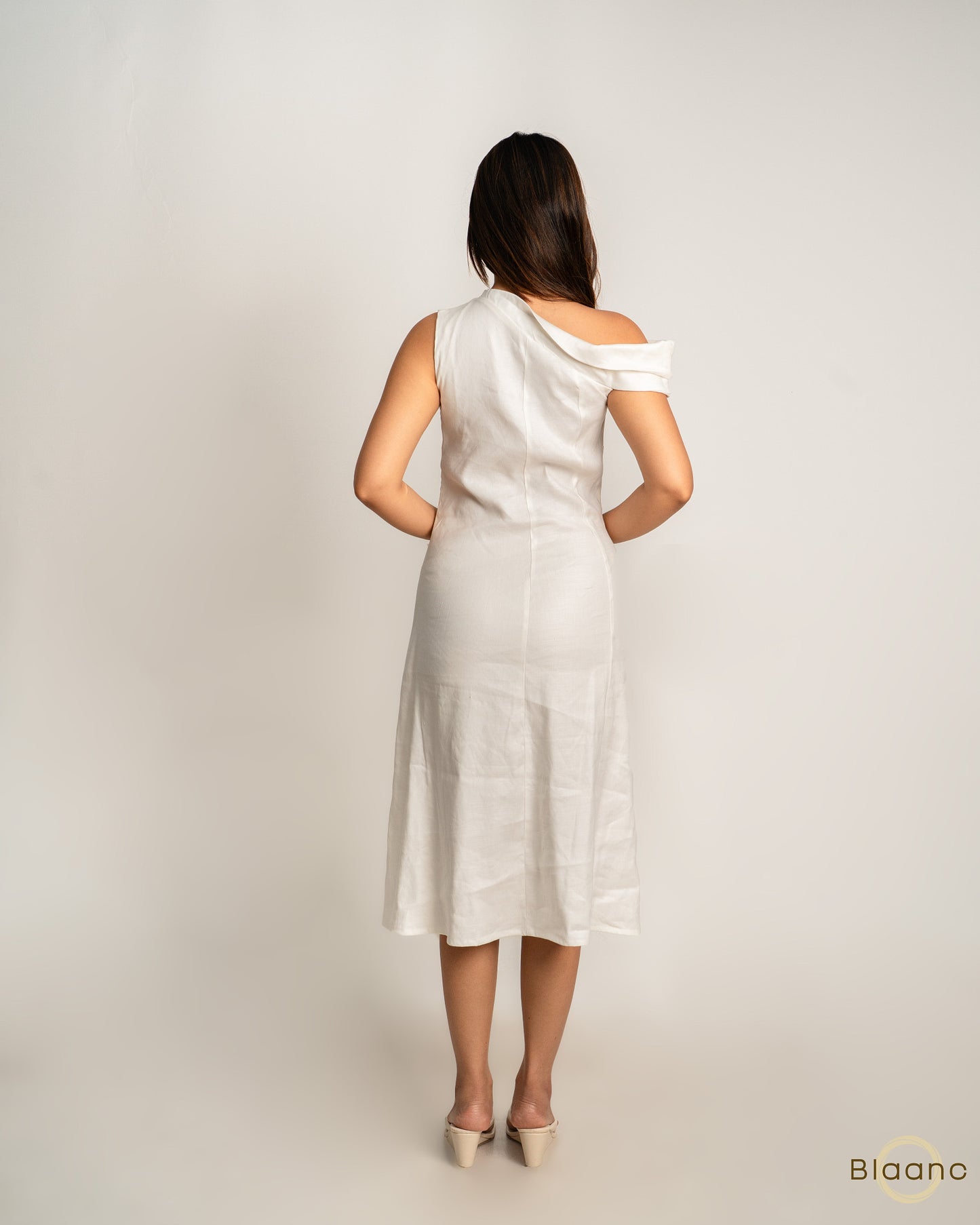 Ivory Whisper Midi Dress