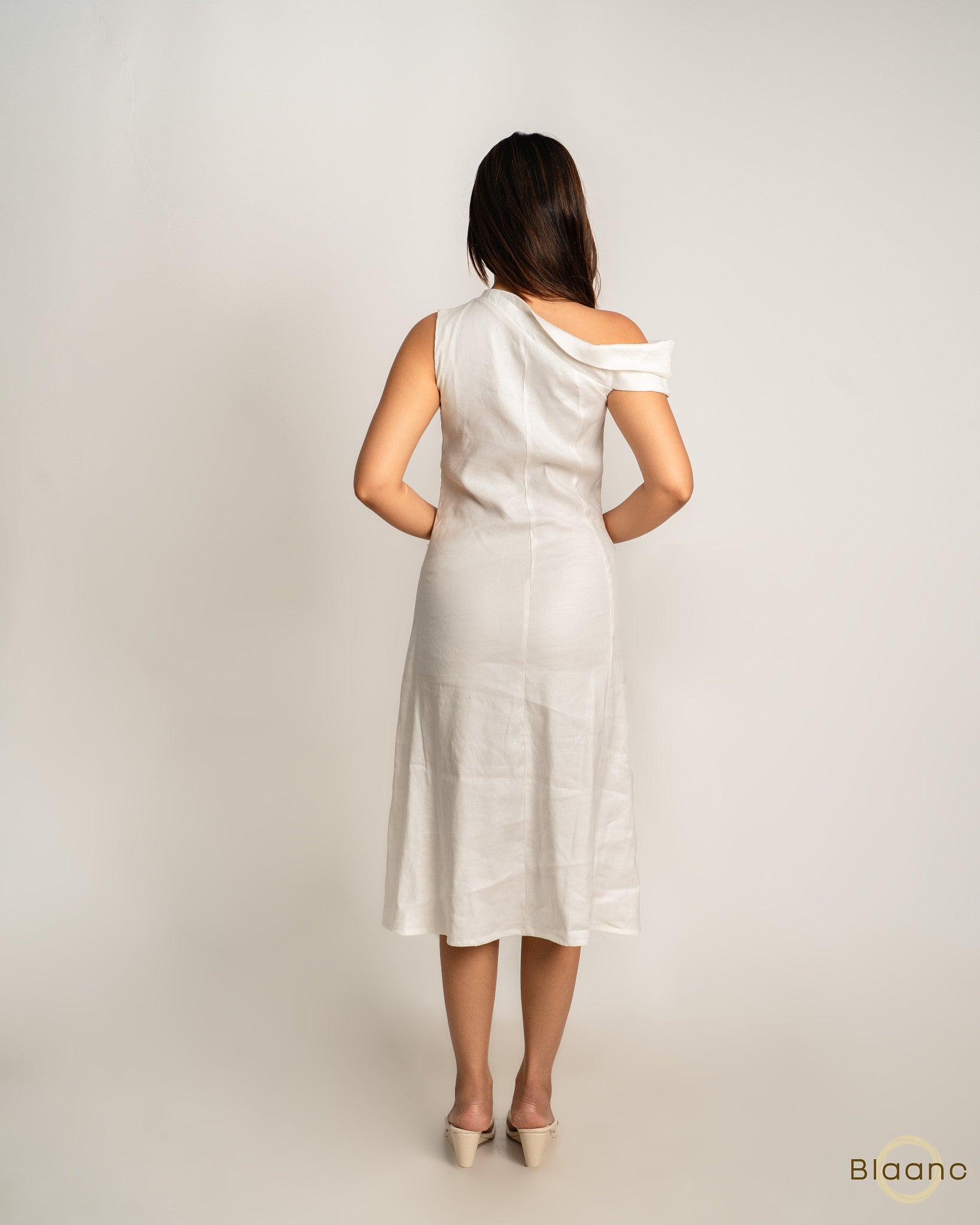 Ivory Whisper Midi Dress