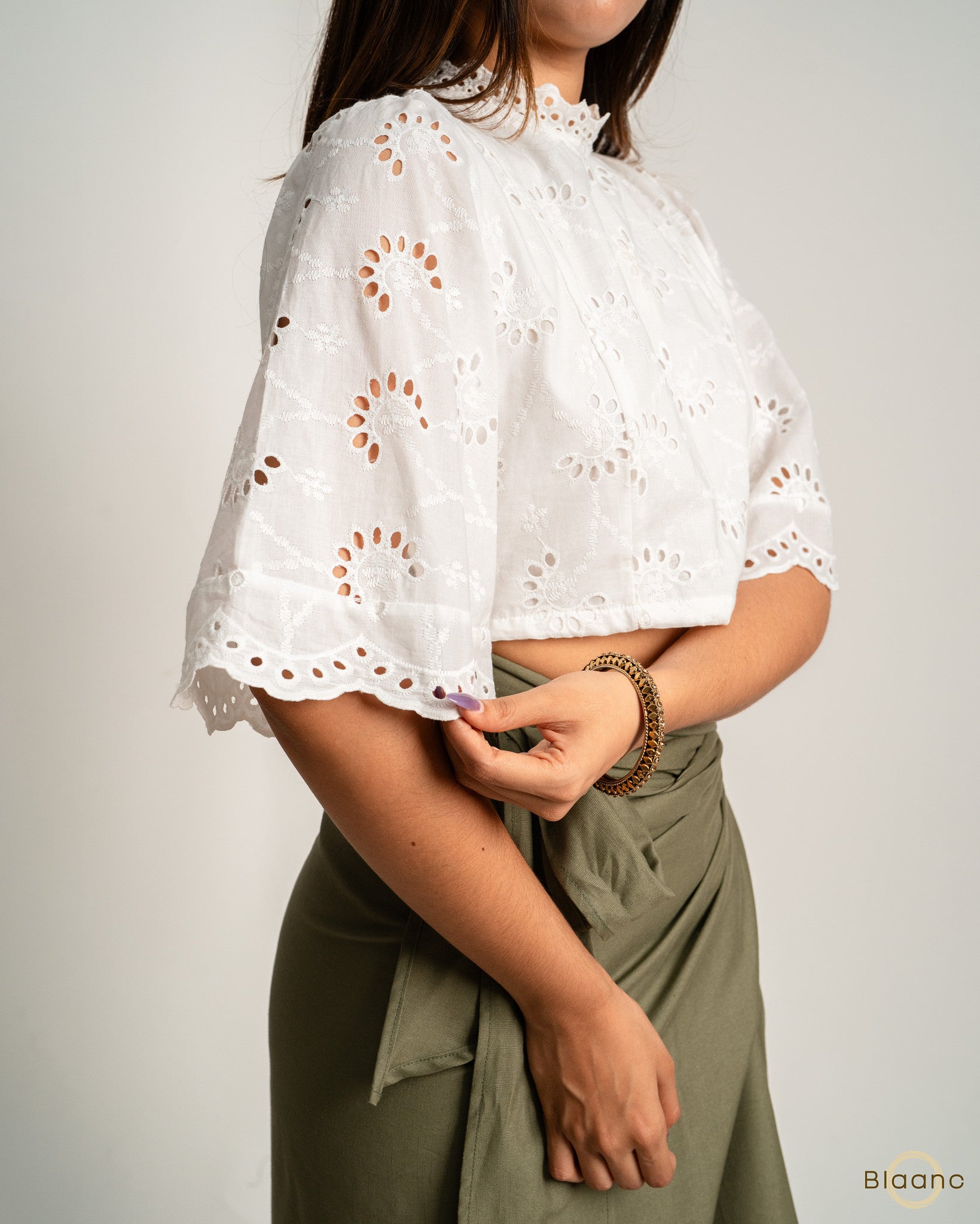 Cloud Crop Blouse